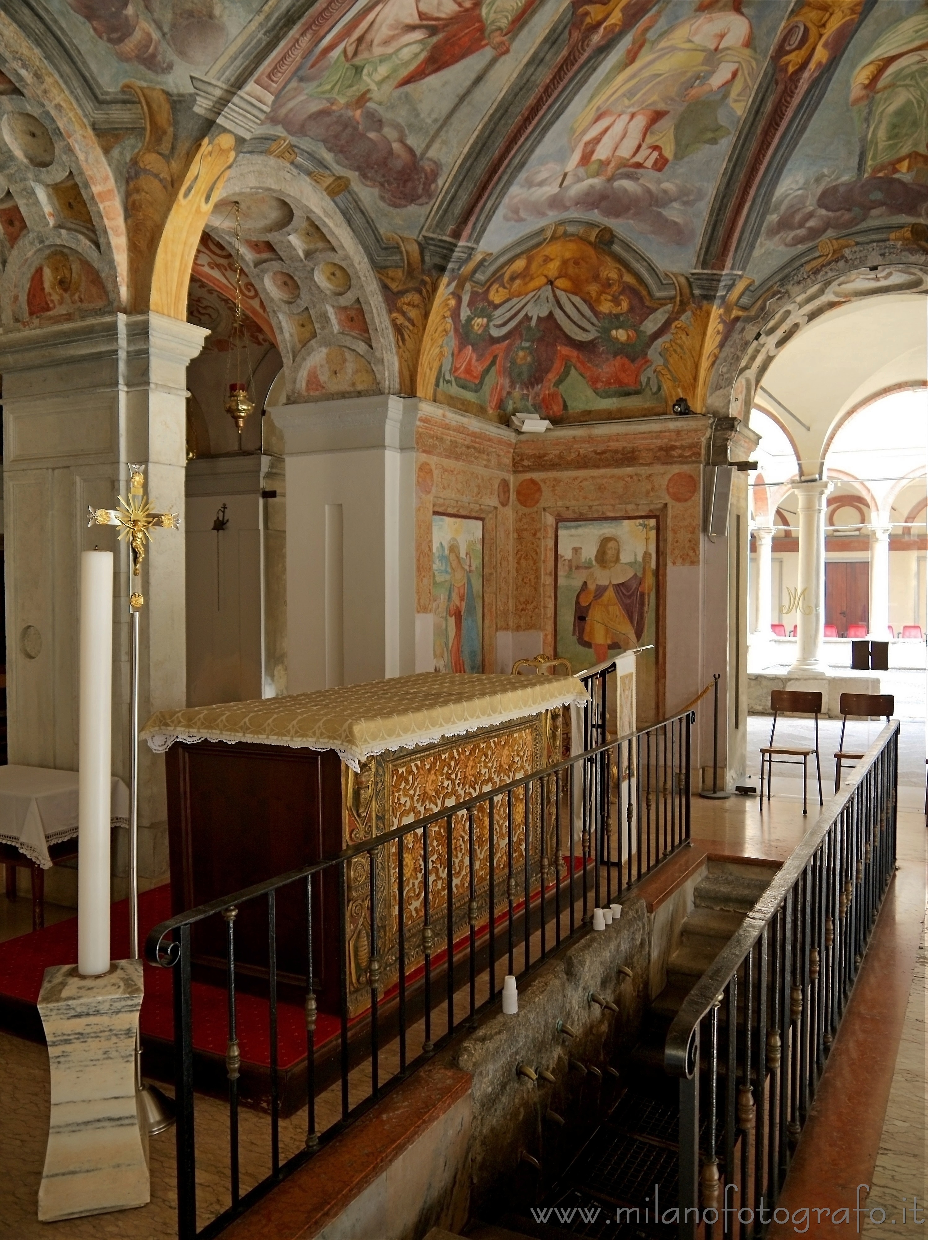 Milan (Italy) - Detail of Santa Maria alla Fontana